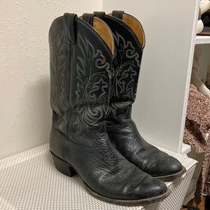 Black Justin Cowboy Boots